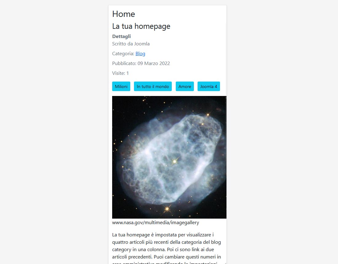 immagine fuori schermo smartphone