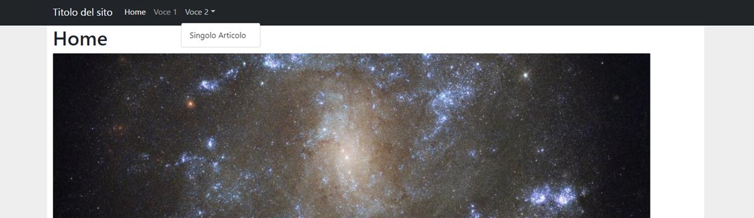 menù bootstrap 5 in joomal template fase 4