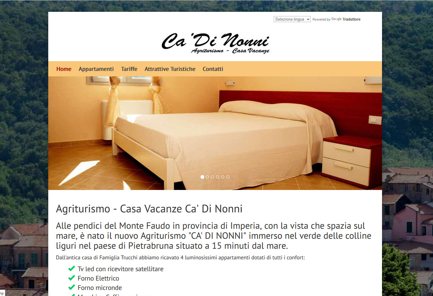 Home page della nuova versione
