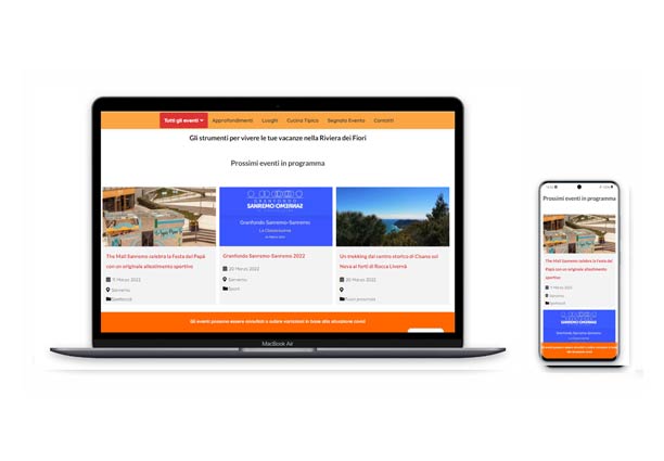 Realizzazione sito Città di Sanremo e gestione social