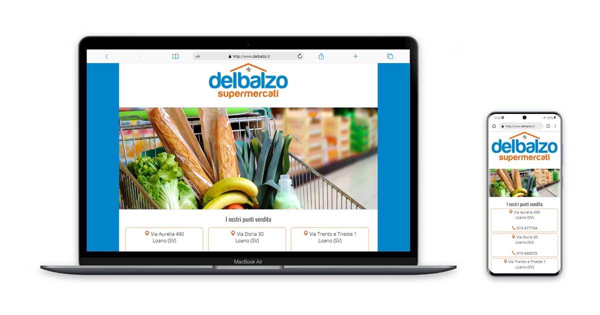 Realizzazione landing page Del Balzo