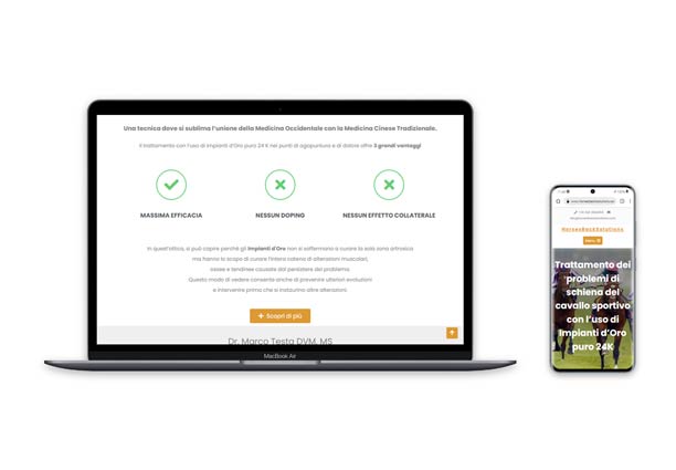 Realizzazione sito web Horse Back Solutions