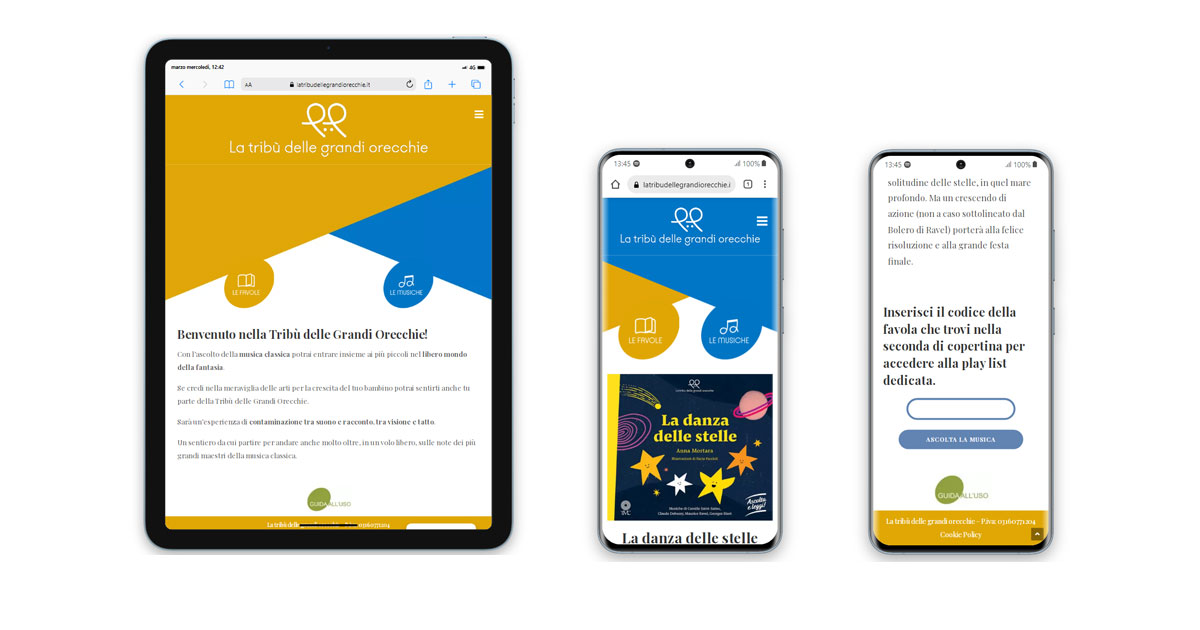 Realizzazione sito La Tribù delle grandi orecchie