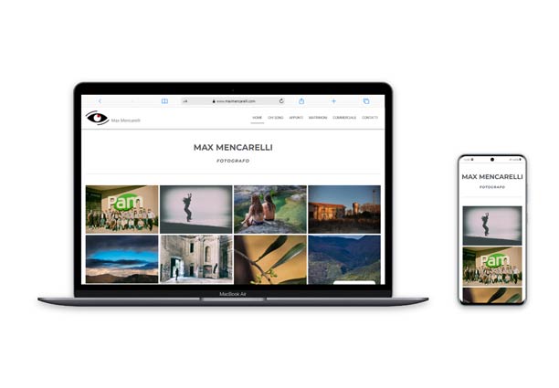 Realizzazione sito web Max Mencarelli
