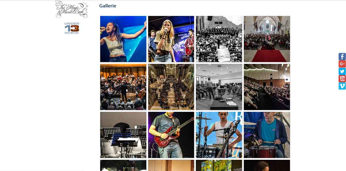 Gallerie fotografiche nuovo layout sito Ricordi (visualizzazione di tutte le categorie)