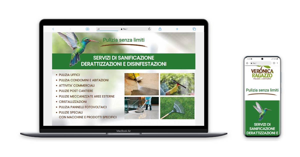 Landing Page Veronica Ragazzo